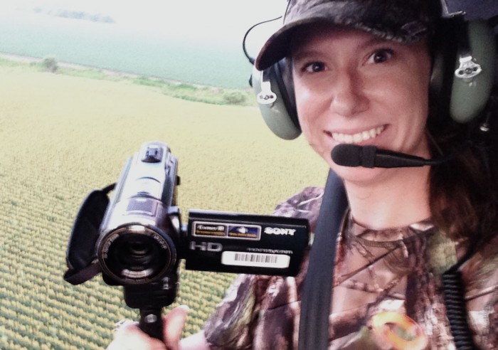 Sydney Stavinoha reports on Helibacon, a helicopter hog hunting trip in Bay City, Texas. Photo by Sydney Stavinoha.